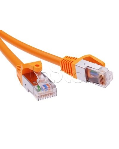 Патч-корд экранированный CAT6A F/UTP 4х2, LSZH, оранжевый, 10м DKC RN6AFU4500OR в Сергиевом Посаде Патчкорды (медные) Pintop.ru