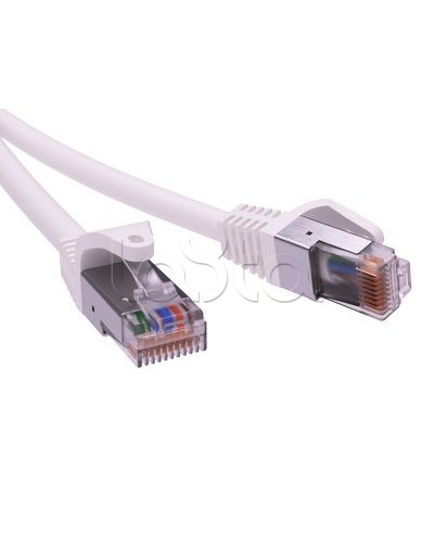 Патч-корд экранированный CAT6 F/UTP 4х2, LSZH, белый, 2м DKC RN6FU4520WH в Сергиевом Посаде Патчкорды (медные) Pintop.ru