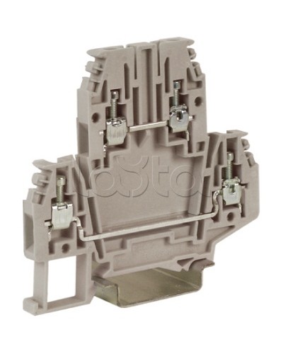 Зажим клеммный проходной 2.5 кв.мм DKC ZDB100GR в Сергиевом Посаде Клеммные колодки Pintop.ru