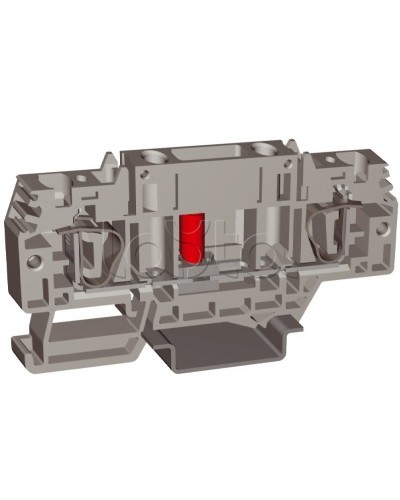 Зажим HSCB.4GR, тестовый с разъединителем, серый , 4 кв.мм DKC ZHB100GR в Сергиевом Посаде Держатели, клипсы, скобы Pintop.ru