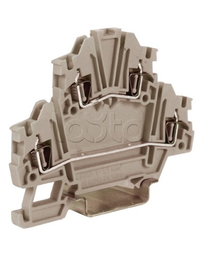 Зажим, серый, 1,5 кв.мм DKC ZHD200GR-RET в Сергиевом Посаде Держатели, клипсы, скобы Pintop.ru