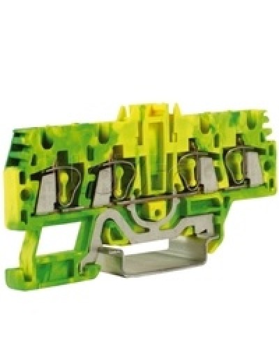 Зажим для заземления, 2 ввод/2 вывода, 2,5 кв.ммжелто-зеленый DKC ZHT520-RET в Сергиевом Посаде Держатели, клипсы, скобы Pintop.ru