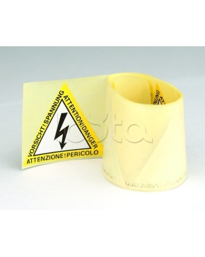 Предупреждающая табличка 60мм DKC ZTA001 в Сергиевом Посаде Аксессуары для лотков Pintop.ru