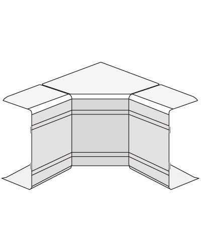 Угол внутренний изменяемый (70-120°) NIAV 120х40 мм DKC 01726 в Сергиевом Посаде Аксессуары для кабель-канала Pintop.ru