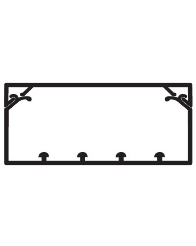 Коробс крышкой с направляющими для установки разделителей TA-GN 120x40DKC 01783 в Сергиевом Посаде Кабель-канал Pintop.ru
