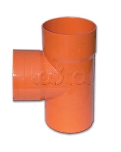 Тройник для двустенных труб, 90 град., полипропилен,д.200 мм DKC (020200) в Сергиевом Посаде Повороты, муфты, тройники Pintop.ru
