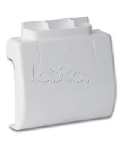 Отвод широкий от каналов 70х22 или 90х25 к 6-мод. коробке Brava DKC (09206) в Сергиевом Посаде Аксессуары для кабель-канала Pintop.ru