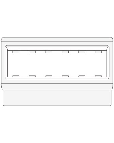 Рамка-суппорт под 6 модулей VIVA PDA-ЗDN 100 DKC 10353 в Сергиевом Посаде Аксессуары для кабель-канала Pintop.ru