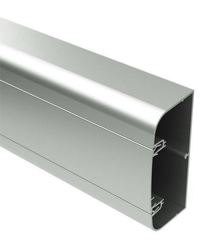 Кабель-канал алюминевый 90х50 мм (с 1 крышкой), цвет белый DKC 19599 в Сергиевом Посаде Кабель-канал Pintop.ru