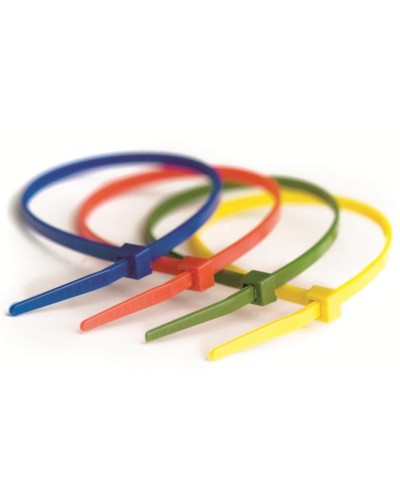 Хомут-стяжка нейлоновый, стандартный PL6.6 3.6х200 мм зеленый DKC 25214CV (100 шт/уп) в Сергиевом Посаде Стяжки-хомуты Pintop.ru