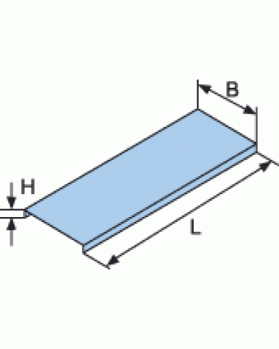 Крышка для лотка с заземлением осн. 80x3000 DKC 35521 в Сергиевом Посаде Аксессуары для лотков Pintop.ru