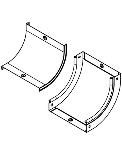 Угол CS 90 вертикальный внутр. 90° 200/50 горячеоцинкованный DKC 36664HDZ в Сергиевом Посаде Аксессуары для лотков Pintop.ru
