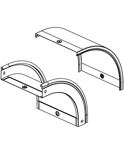 Крышка CD 90 на угол вертикальный внеш. 90° осн. 200 горячеоцинкованная DKC 38244HDZ в Сергиевом Посаде Аксессуары для лотков Pintop.ru