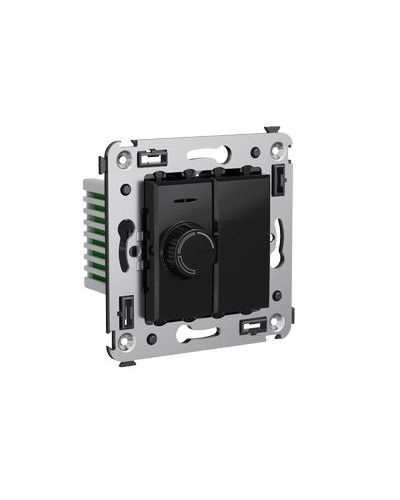 Диммер поворотный в стену, Avanti, Черный квадрат DKC 4402133 в Сергиевом Посаде Аксессуары для стоек и шкафов Pintop.ru