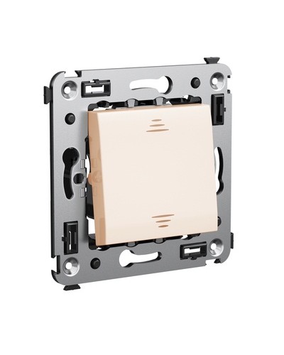 Инвертор одноклавишный в стену, Avanti, Ванильная дымка DKC 4405123 в Сергиевом Посаде Аксессуары для стоек и шкафов Pintop.ru