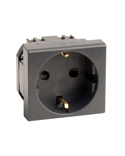 Розетка RJ-45 кат.5E,Viva,1 мод., черн DKC (45238) в Сергиевом Посаде Аксессуары для кабель-канала Pintop.ru