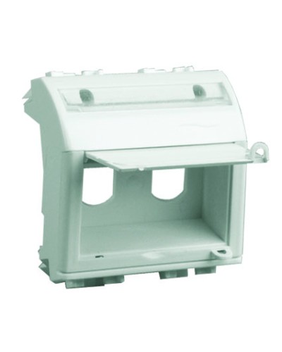 Адаптер для двух оптоволоконных разъемов типа ST, белый, 2 мод. DKC 76615B в Сергиевом Посаде Аксессуары для кабель-канала Pintop.ru