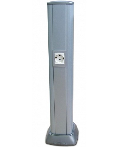 Колонна алюминевая 0,71 м, цвет темно-серебристый металлик DKC 09594 в Сергиевом Посаде Аксессуары для стоек и шкафов Pintop.ru