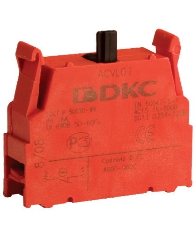 Блок контактный с клеммными зажимами (нормально-замкнутый) DKC ACVL01 в Сергиевом Посаде Клеммные колодки Pintop.ru