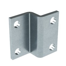 Пластина для крепления консолей BBF-60 к тяжелому подвесу/профилю, горячеоцинкованная DKC BMD2002HDZ