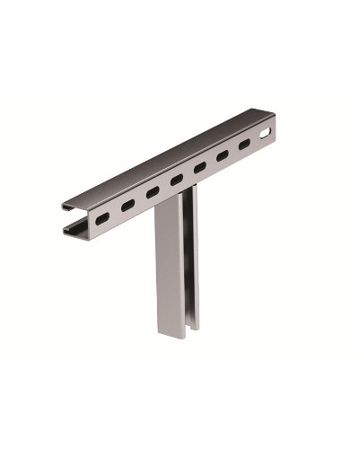 Крепление Т-образное к вертикальной двутавровой балке 200 мм горячеоцинковнное DKC BMH3020HDZ в Сергиевом Посаде Аксессуары для кабель-канала Pintop.ru