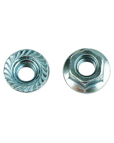 Гайка с насечкой, препятствующей откручиванию М8 нержавеющая сталь DKC CM100800INOX в Сергиевом Посаде Крепеж Pintop.ru