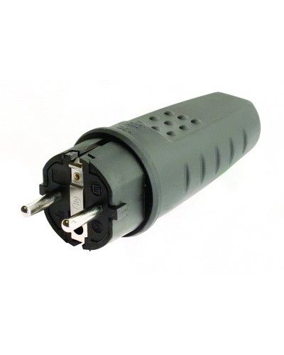 Вилка Schuko. Каучук. DKC DIS1103100 в Сергиевом Посаде Аксессуары для стоек и шкафов Pintop.ru