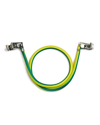 Провод заземления с клеммами для соединения основания и крышки короба, 300 мм DKC (E0001BC) в Сергиевом Посаде Аксессуары для кабель-канала Pintop.ru