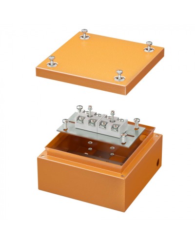 Коробка стальная FS с гладкими стенками и клеммниками IP66,150х150х80мм DKC (FSK30410) в Сергиевом Посаде Распределительные коробки Pintop.ru