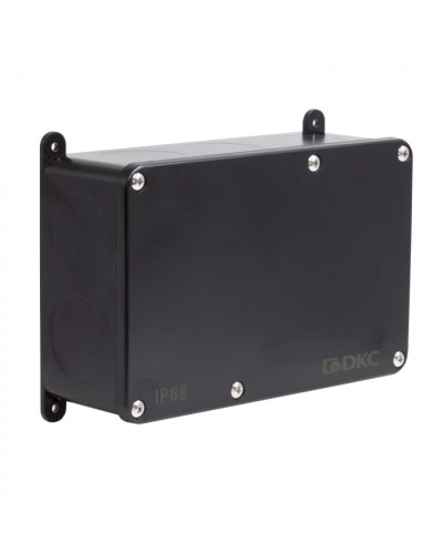 Коробка индустриальная 203х128х69 мм, IP68 с гладкими стенками, черная DKC P68M4017 в Сергиевом Посаде Распределительные коробки Pintop.ru
