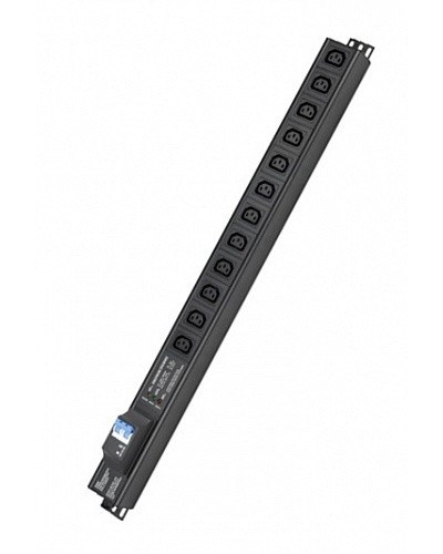 Блок распределения питания вертикальный для 19 шкафов DKC R5VIEC12CBOP в Сергиевом Посаде Блоки розеток Pintop.ru