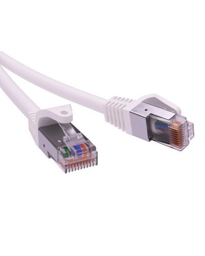 Патч-корд экранированный CAT5E F/UTP 4х2, LSZH, белый, 10м DKC RN5EFU4500WH в Сергиевом Посаде Патчкорды (медные) Pintop.ru