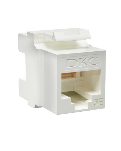 Модуль Keystone RJ45 CAT5E неэкранированный, 180 градусов, белый (форм-фактор A10) DKC RNK5EU180WH в Сергиевом Посаде Модули Keystone Pintop.ru