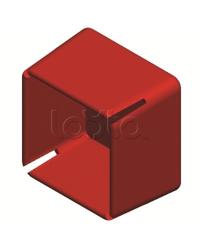 Заглушка торцевая для одиночного профиля LAS и двойного профиля DBL/DBM ДКС BPO4141 в Сергиевом Посаде Аксессуары для лотков Pintop.ru