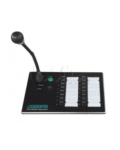 Консоль микрофонная DSPPA PAVA-8008 в Сергиевом Посаде Система оповещения и трансляции Dsppa Pintop.ru