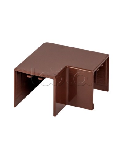 Поворот 90 гр. (25х25) (4 шт) темное дерево EKF-Plast EKF (abd-25-25x4) EKF (abd-25-25x4) в Сергиевом Посаде Аксессуары для кабель-канала Pintop.ru