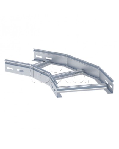 Угол 45 град. горизонтальный для лестничного лотка 50x400 мм EKF (glt4550400) в Сергиевом Посаде Аксессуары для лотков Pintop.ru