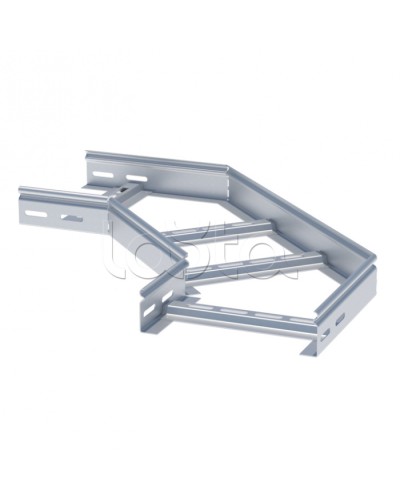 Угол 90 град. горизонтальный для лестничного лотка 80x200 мм EKF (glt9080200) в Сергиевом Посаде Аксессуары для лотков Pintop.ru