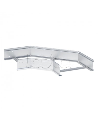 Угол 90 градусов горизонтальный лестничный усиленный 150x600 мм (2 мм) HDZ EKF (gltp90150600-2-HDZ) в Сергиевом Посаде Аксессуары для лотков Pintop.ru