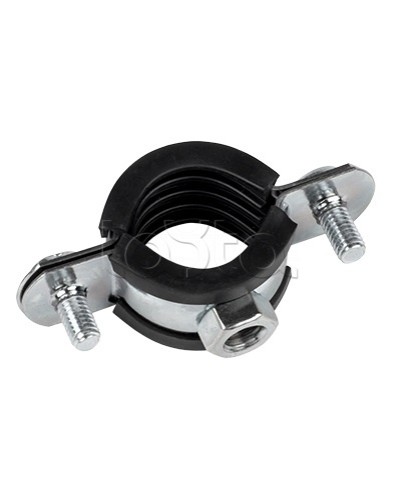 Хомут стальной 1/2 (20-24 мм), с уплотнителем EKF (hsu1012) в Сергиевом Посаде Стяжки-хомуты Pintop.ru