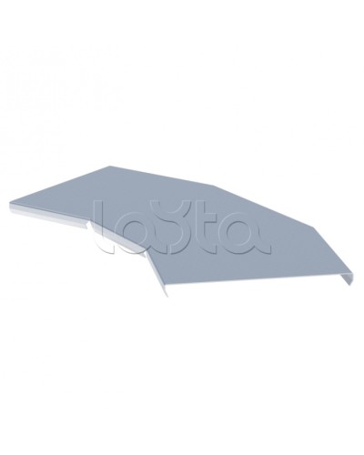 Крышка на угол 45 град. горизонтальный для лестничнго лотка 400 мм EKF (kglt45400) в Сергиевом Посаде Аксессуары для лотков Pintop.ru