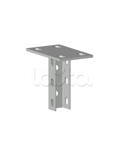 Кронштейн потолочный одинарный 115 мм HDZ (2.5 мм) EKF (kp115) в Сергиевом Посаде Аксессуары для лотков Pintop.ru