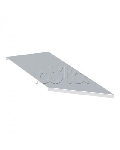 Крышка для переходника по ширине левост. лестн. усил. 100х700х300(2 ) HDZ EKF (kwlltp100x700x300-2-HDZ) в Сергиевом Посаде Аксессуары для лотков Pintop.ru