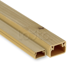 Канал кабельный (40х16) (30 м) светлое дерево EKF-Plast (kk-40-16w)