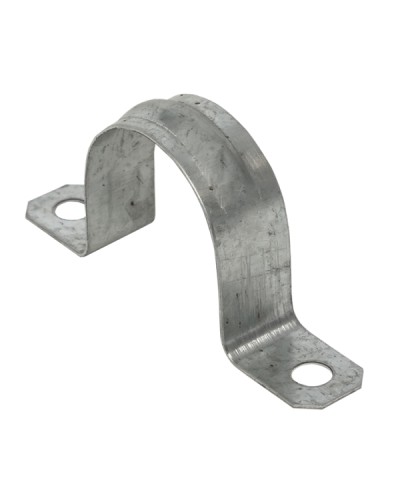 Скоба металлическая двухлапковая d31-32 мм (10 шт) EKF PROxima (sm-2-31-32-r) в Сергиевом Посаде Держатели, клипсы, скобы Pintop.ru