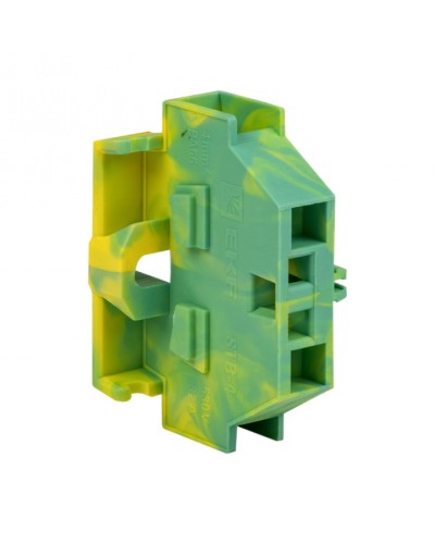 Миниклемма STB-4 32A (50 шт) желто-зеленая EKF PROxima (stb-m-4-y-green-r) в Сергиевом Посаде Клеммные колодки Pintop.ru