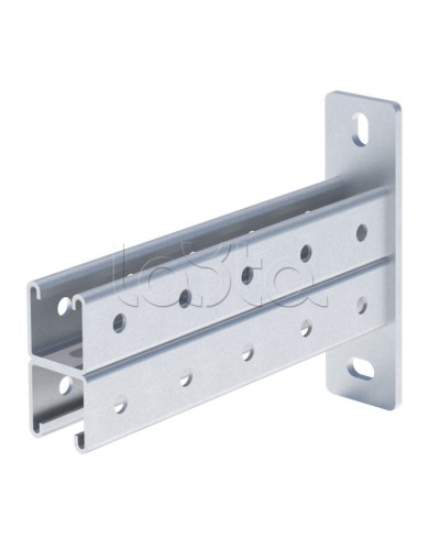 STRUT-консоль двойная 41х41 мм, основание 350 мм EKF (stkd414135) в Сергиевом Посаде Аксессуары для лотков Pintop.ru