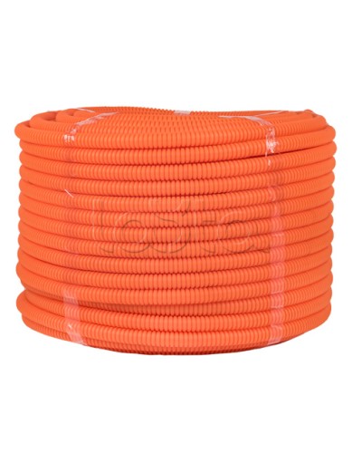 Труба гофр. ПНД с протяжкой d16 мм (100 м) оранжевая EKF-Plast (tpnd-16-o) в Сергиевом Посаде Труба гофрированная Pintop.ru