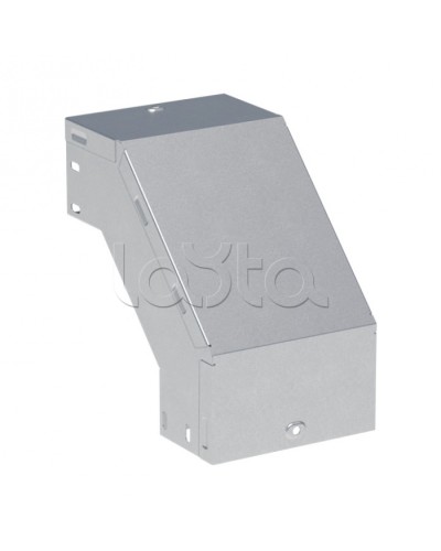 Угол 90 град. вертикальный внешний 80x200 мм INOX EKF (vo9080200-INOX) в Сергиевом Посаде Аксессуары для лотков Pintop.ru