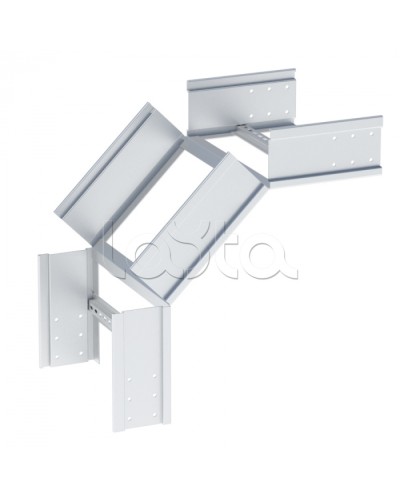 Угол 90 градусов вертикальный внешний лестничный усиленный 150x900 мм (2 мм) HDZ EKF (voltp90150900-2-HDZ) в Сергиевом Посаде Аксессуары для лотков Pintop.ru